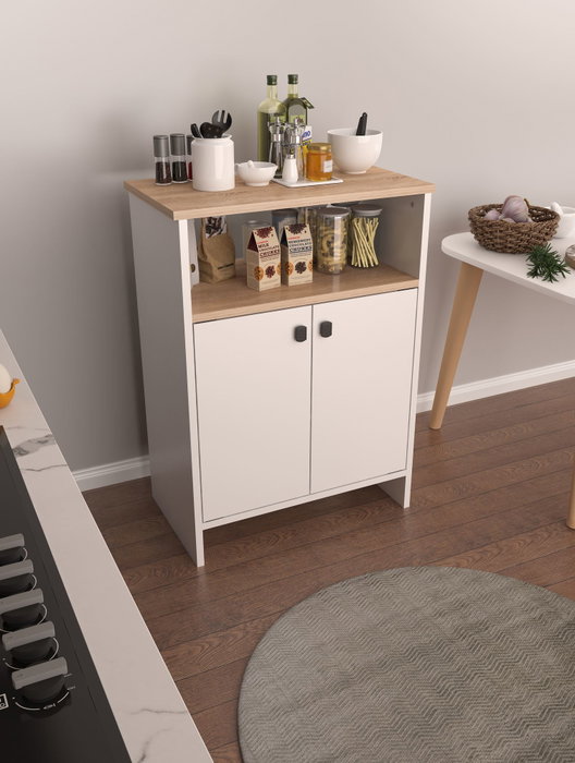 Hanah Home Armario Multiusos Berry - Sonomo, Blanco